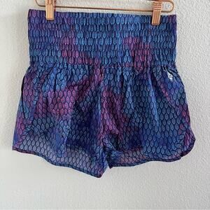 Free People Movement The Way Home Shorts Marianas Combo Logo Repeat Small